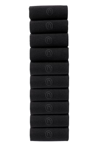 Black N Logo Socks Ten Pack